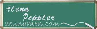 Alena Peppler Visitenkarte